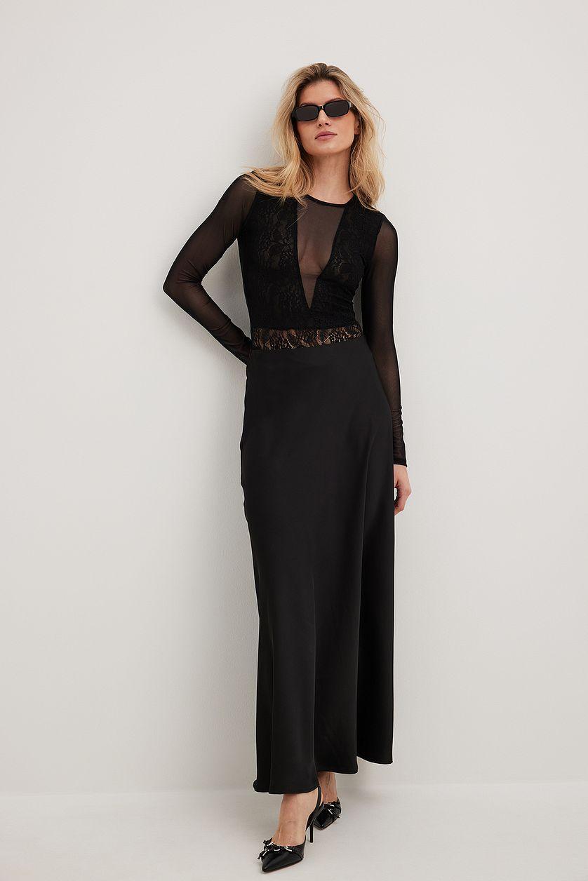 Lace Mesh Sleeve Body Product Image