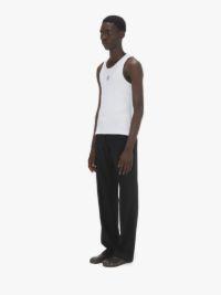 TANK TOP WITH ANCHOR LOGO EMBROIDERY in white | JW Anderson US  Product Image
