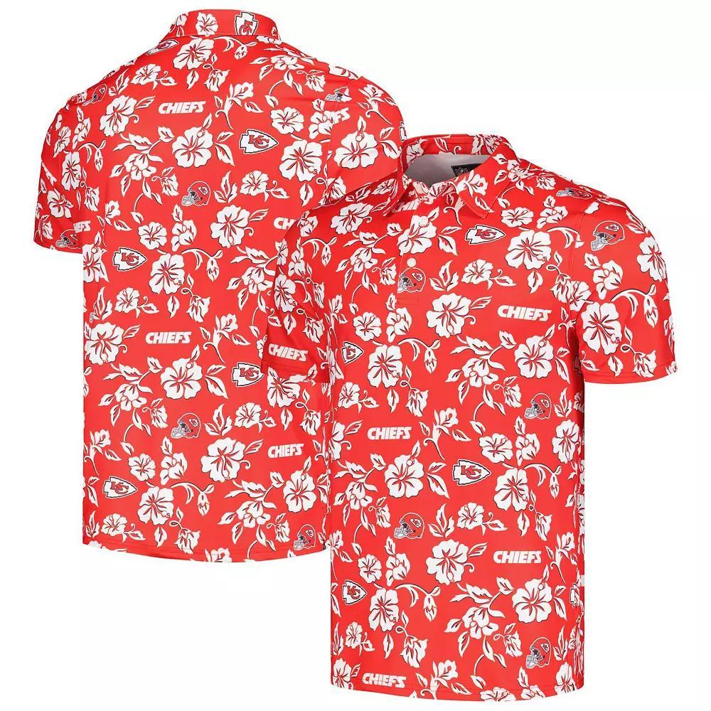 Men's Reyn Spooner Red Kansas City Chiefs Pua Performance Polo, Size: Large Product Image