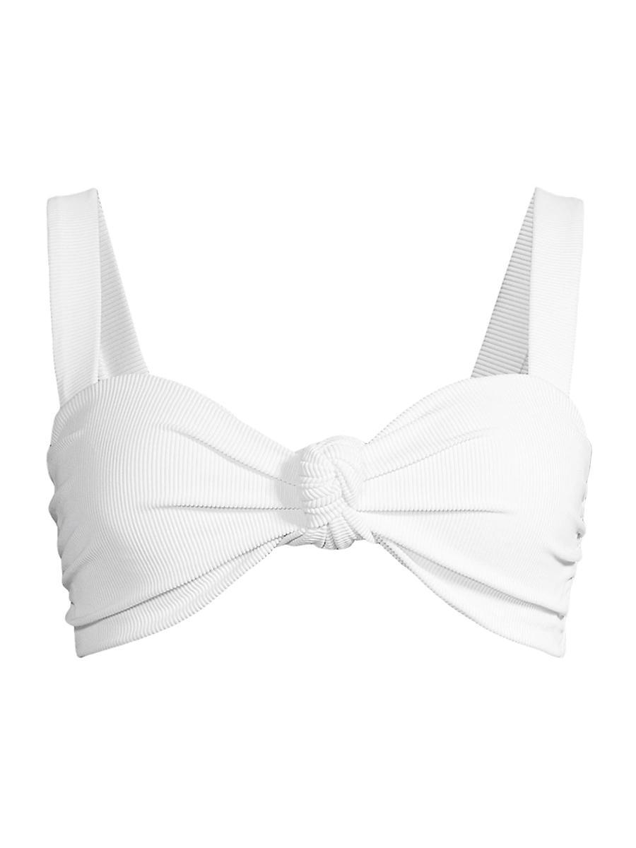 Womens Sophia Ribbed Bikini Top Product Image