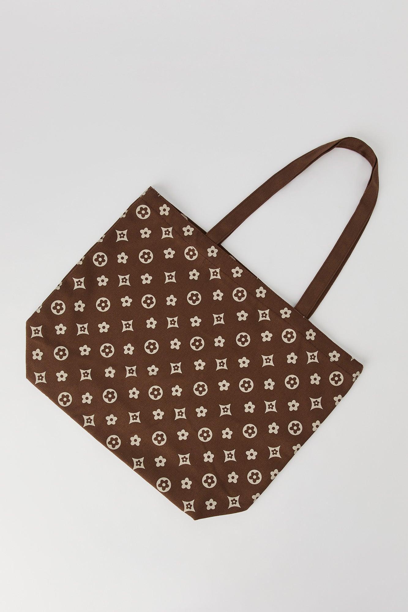 Floral Status Print Tote Bag Female Product Image
