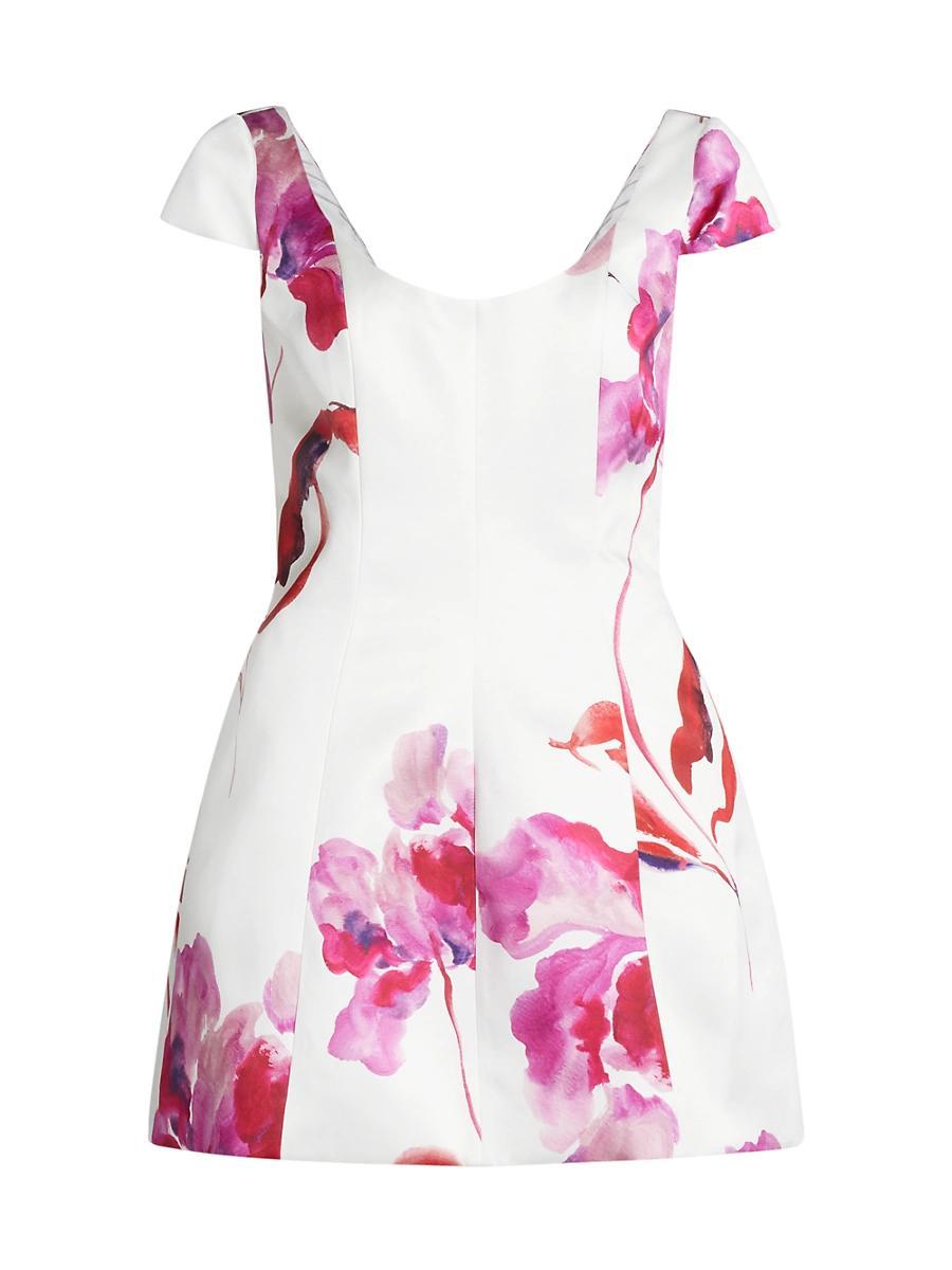Womens Madeline Floral Minidress Product Image