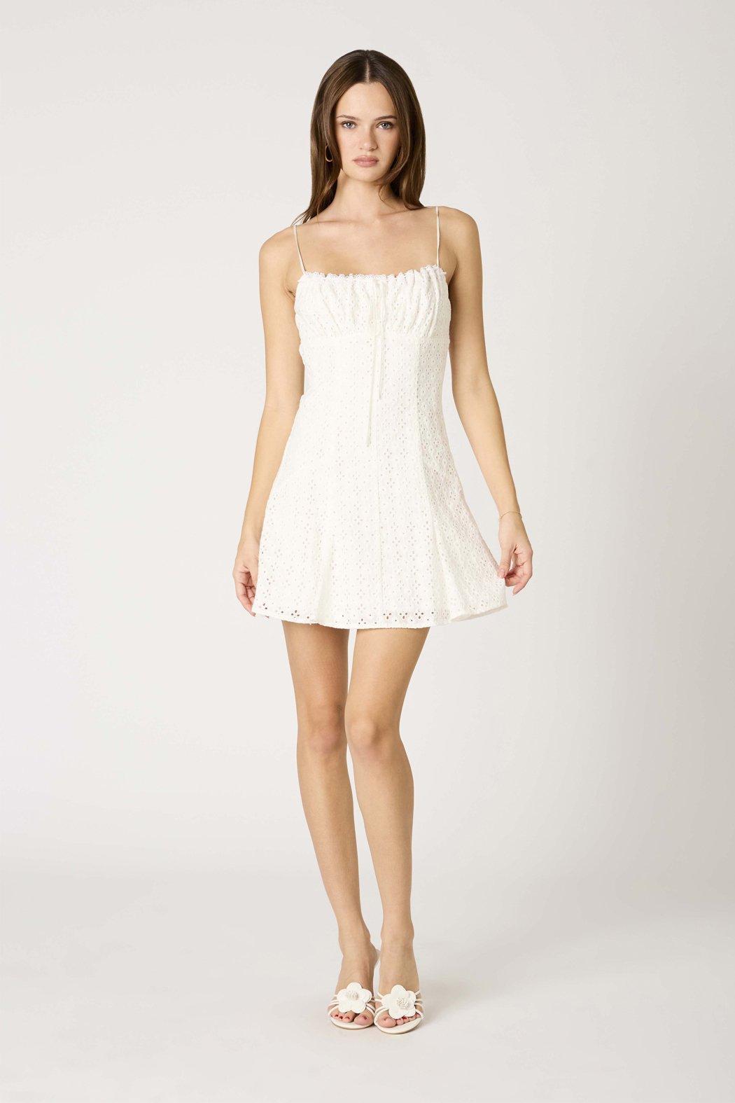 Tunia Eyelet Mini Dress Product Image