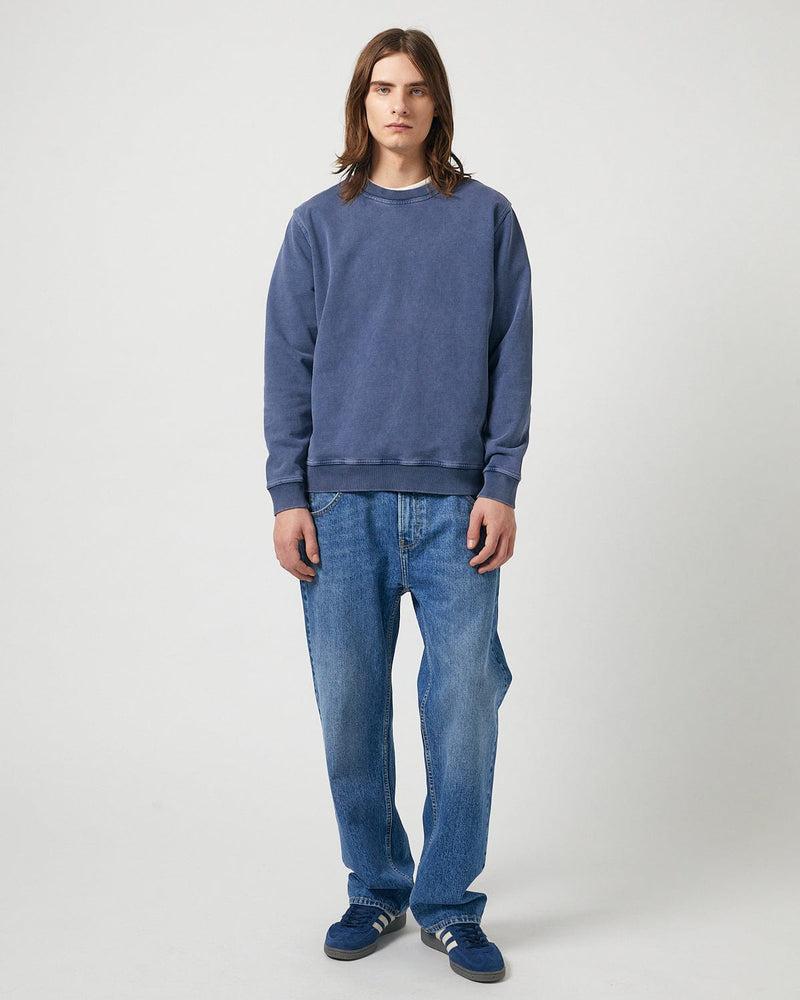 French Terry Crewneck - Blue Product Image