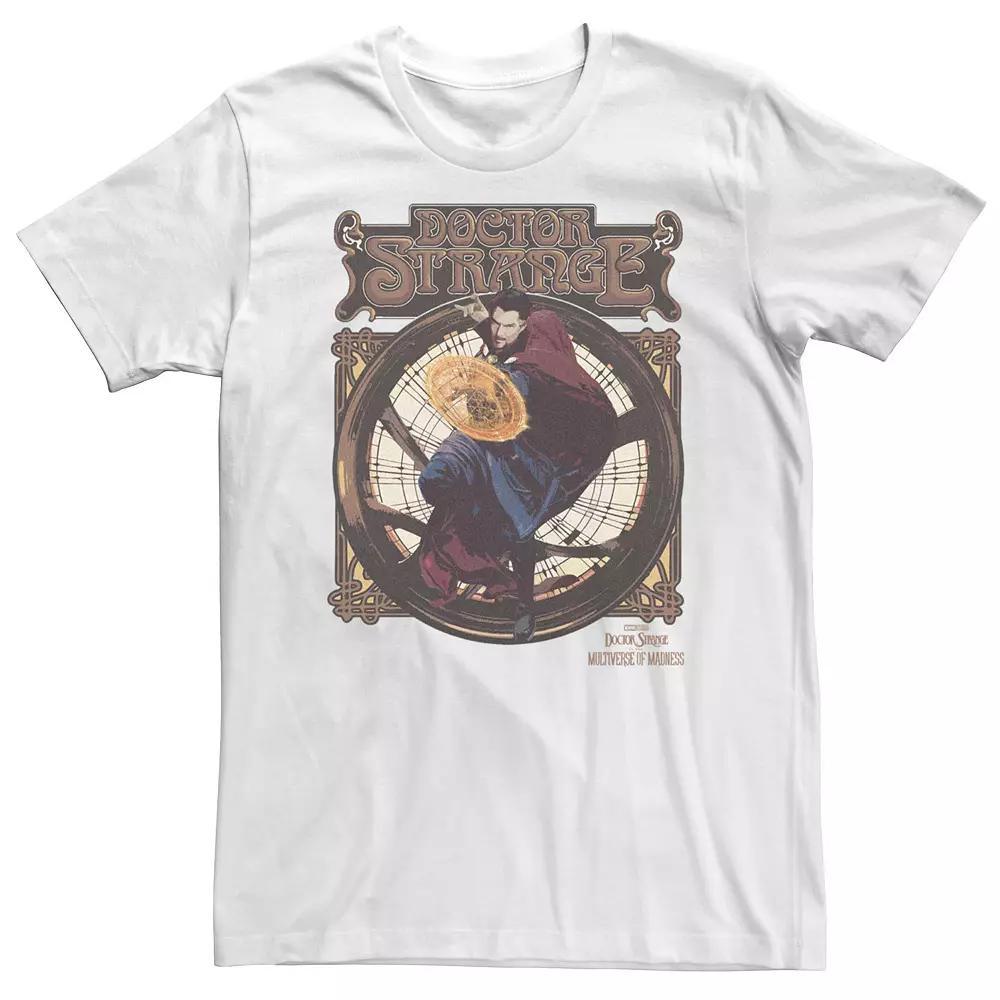 Big & Tall Doctor Strange Movie 2 Strange Retro Seal Tee, Men's, Size: XXL Tall, White Product Image