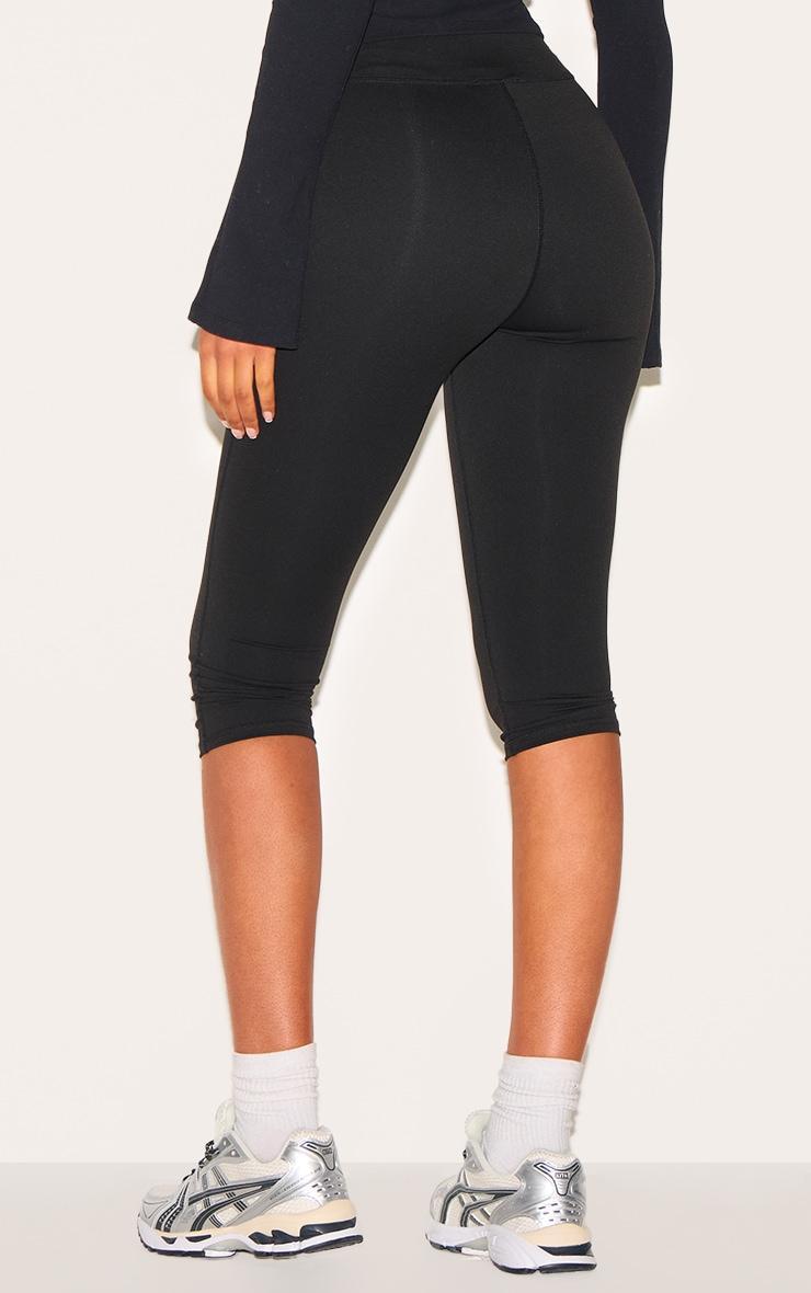 Tall Black Sculpt Pedal Pusher Leggings Product Image