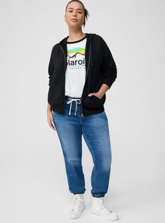 Fit Fleece Zip Up Raglan Hoodie Product Image