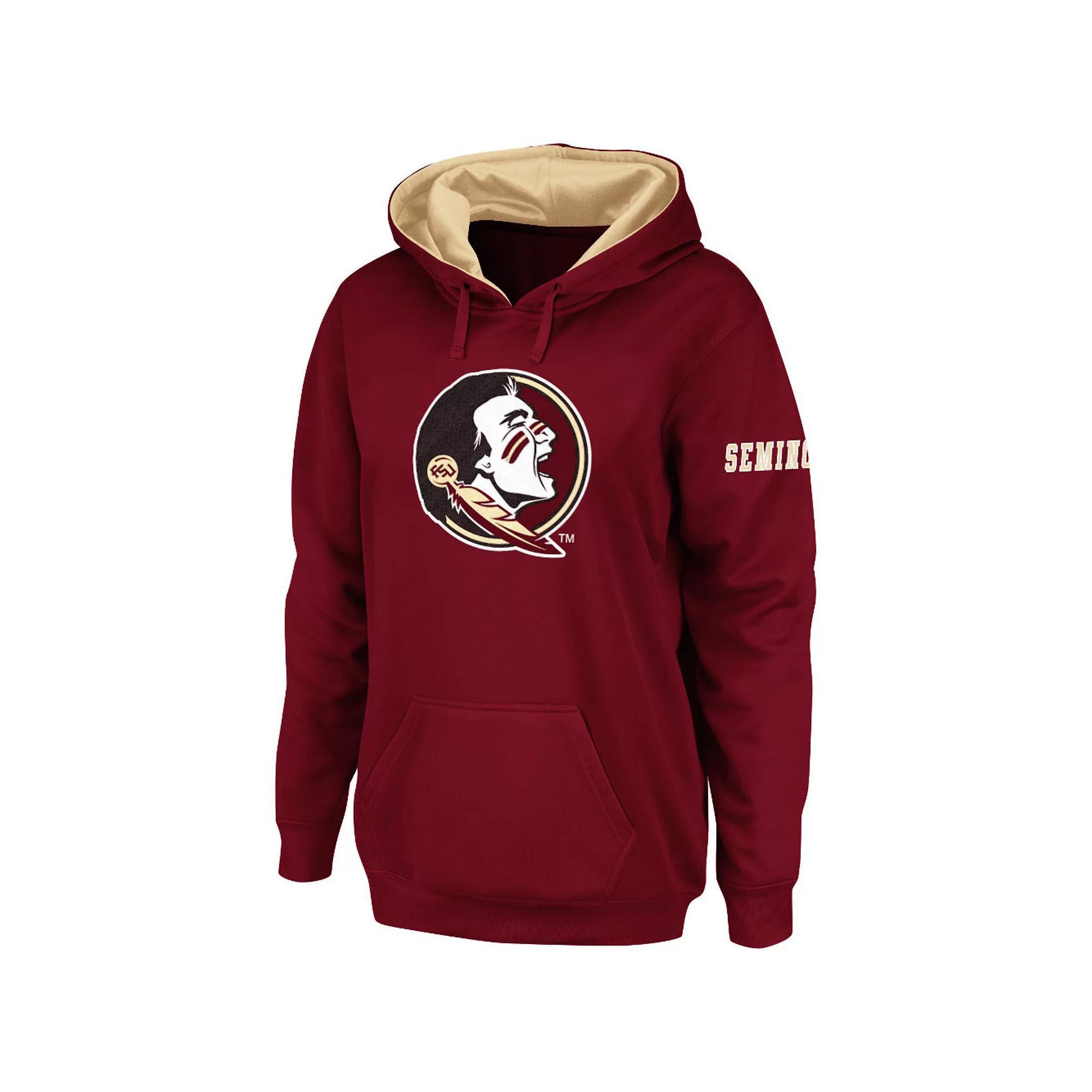 Women's Stadium Athletic Garnet Florida State Seminoles Big Logo Pullover Hoodie, Size: XL, Red Product Image