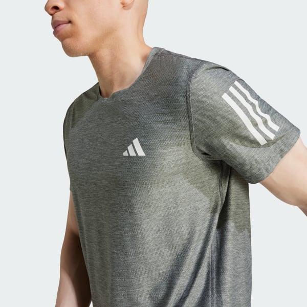 adidas Own the Run Tee Dark Blue M Mens Product Image