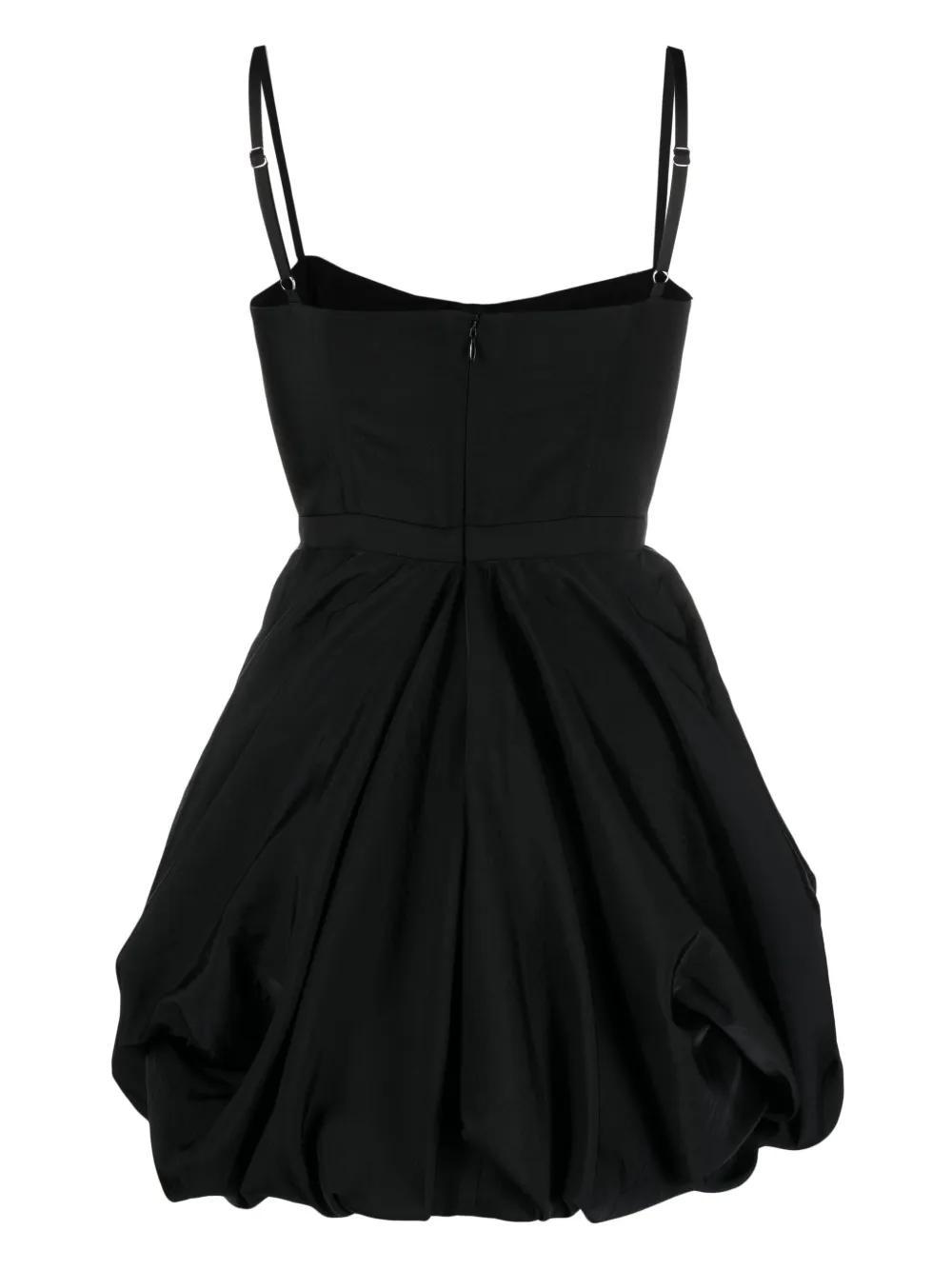 sweetheart-neck puffball-skirt minidress Product Image