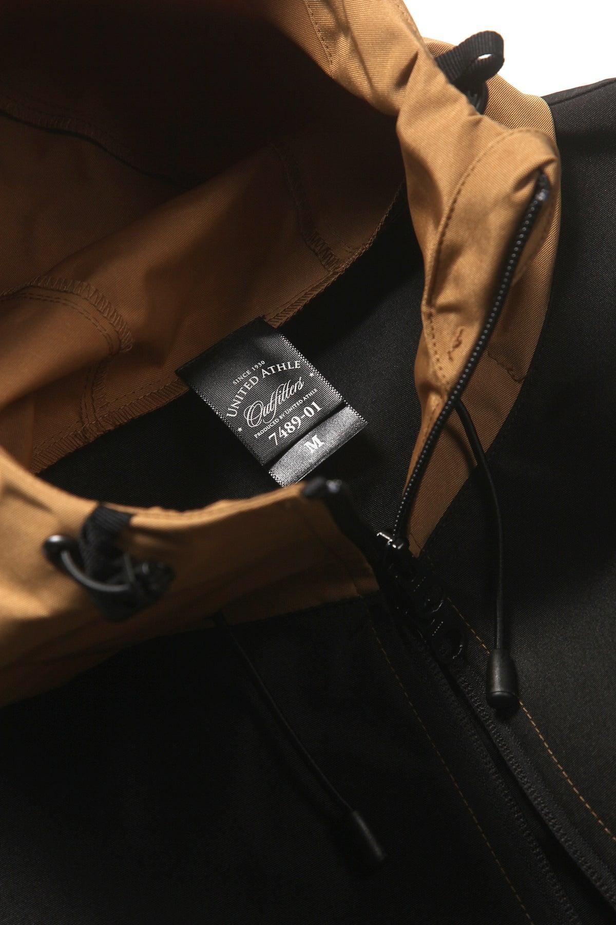 United Athle - 7489 Two Tone Shell Parka - Tan/Black Product Image