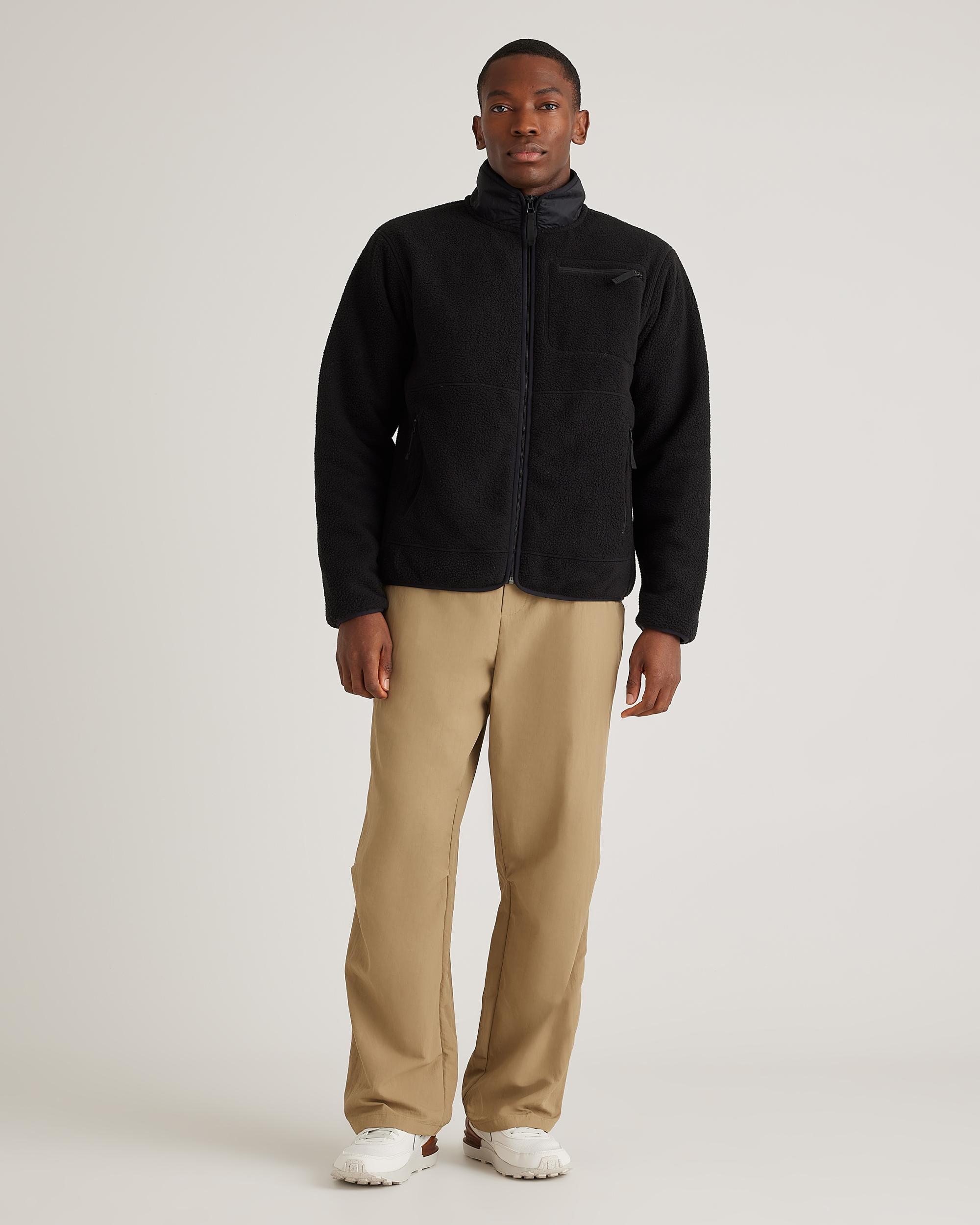 Quince | Men's Sherpa Full Zip Jacket Size XL, 100% Polyester Product Image