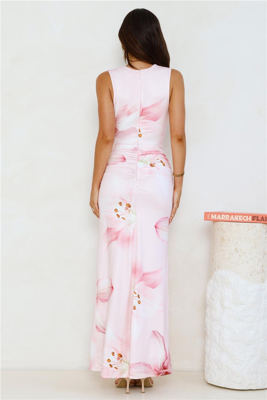 Valley Beauty Maxi Dress Pink Product Image