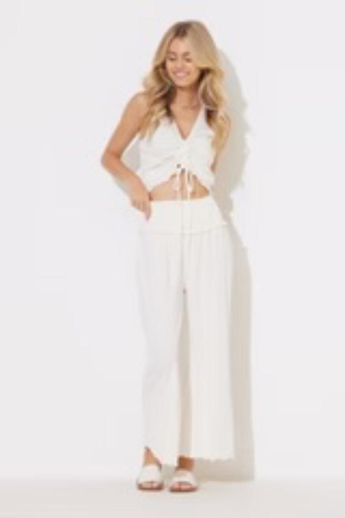 Rib Ruched Tank Product Image