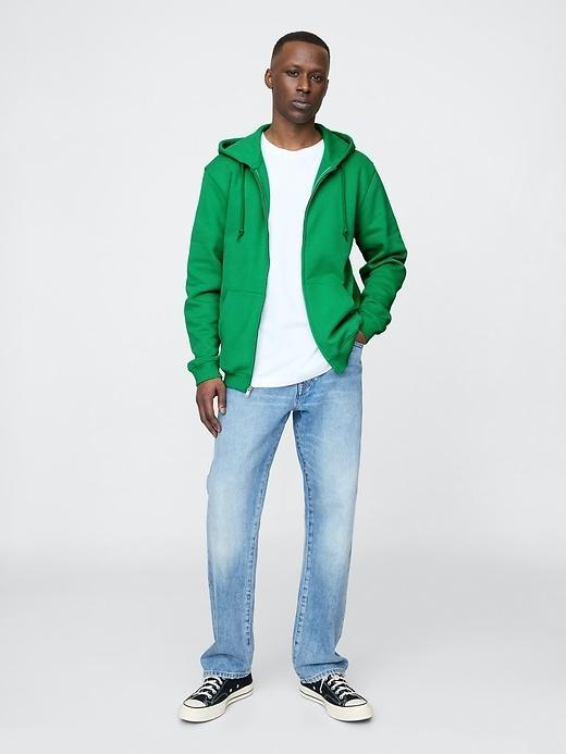 VintageSoft Zip Hoodie Product Image