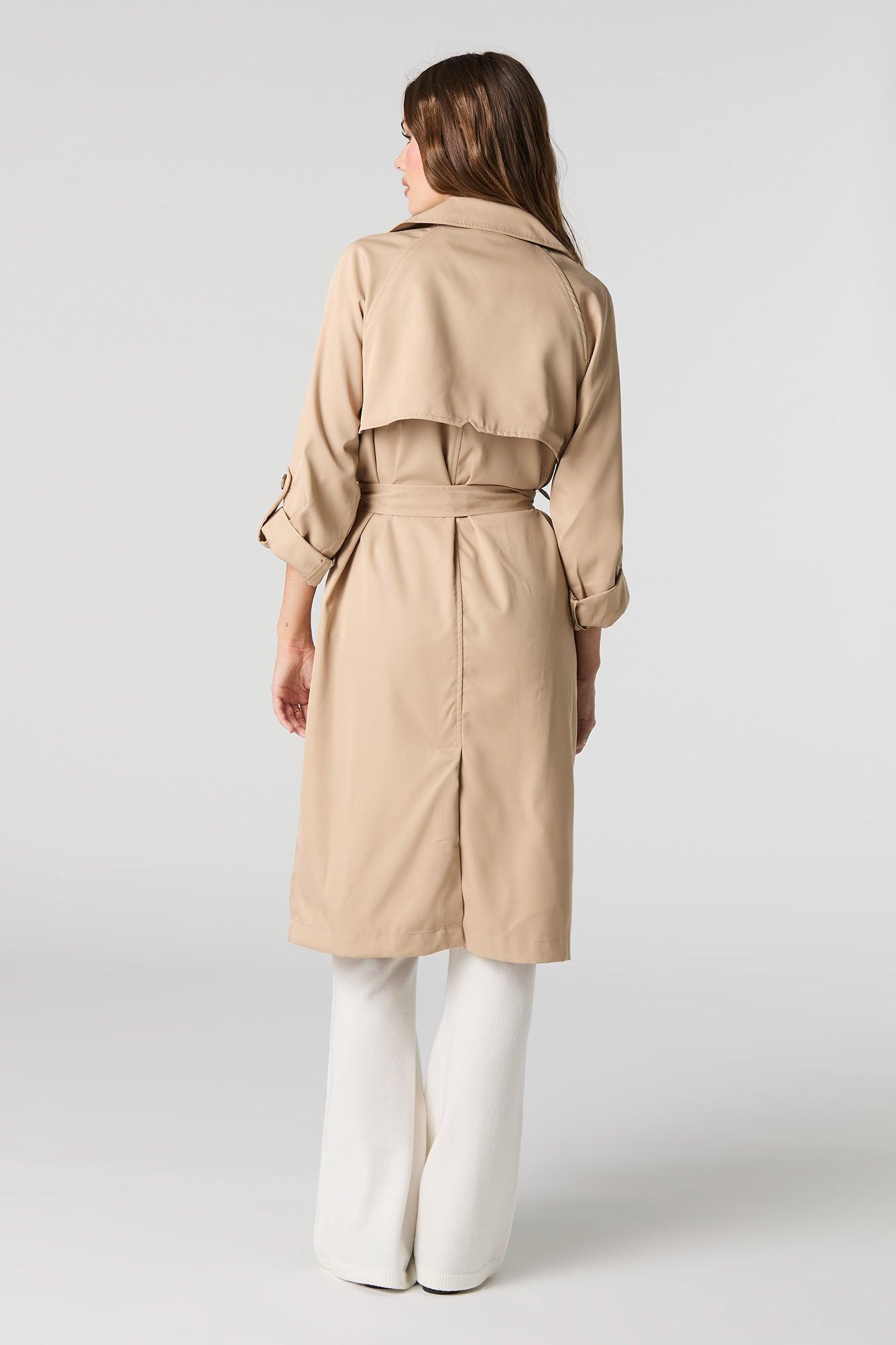 Double Breasted Trench Coat Female Product Image