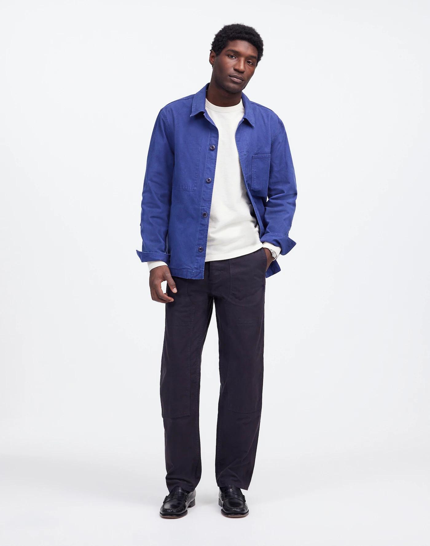 Overshirt in Garment-Dyed Canvas Product Image