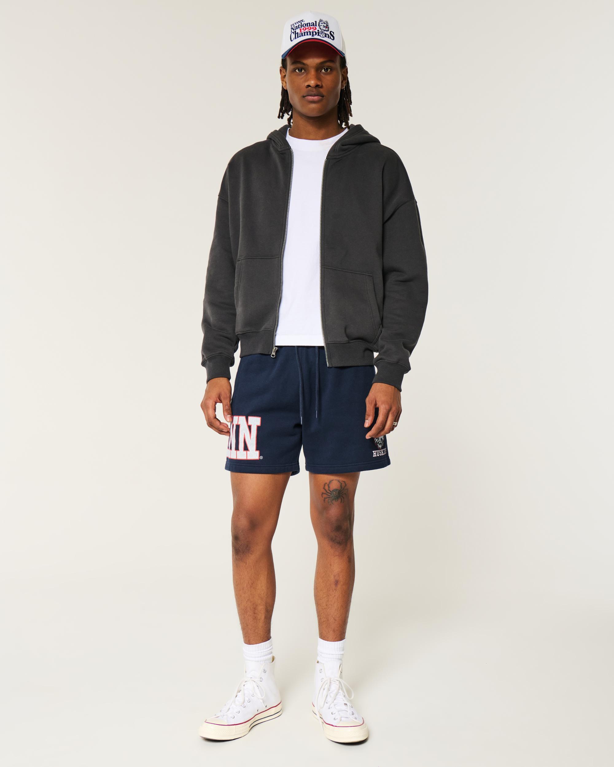 Mid-Thigh Fleece Duke Blue Devils Graphic Shorts Product Image