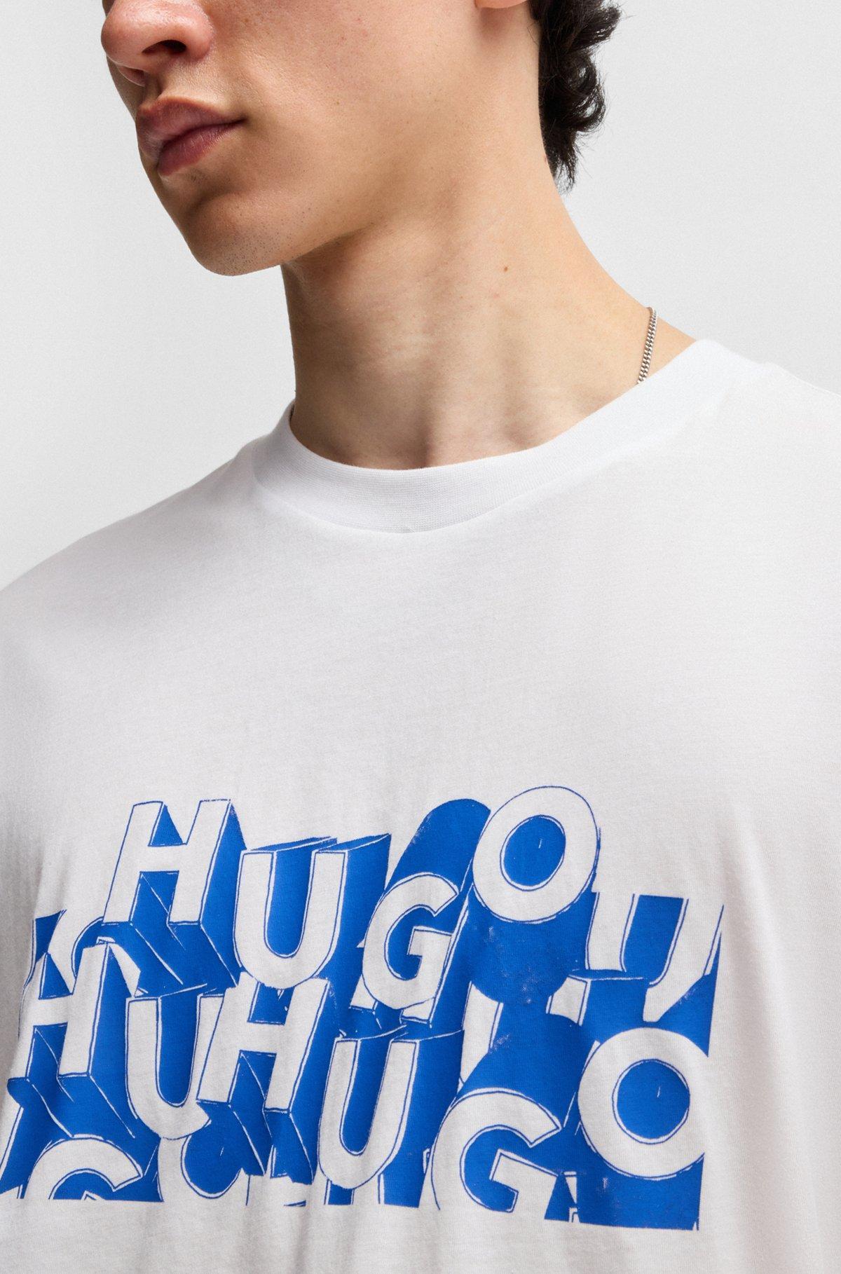 Regular-fit T-shirt in cotton with logo graphic Product Image