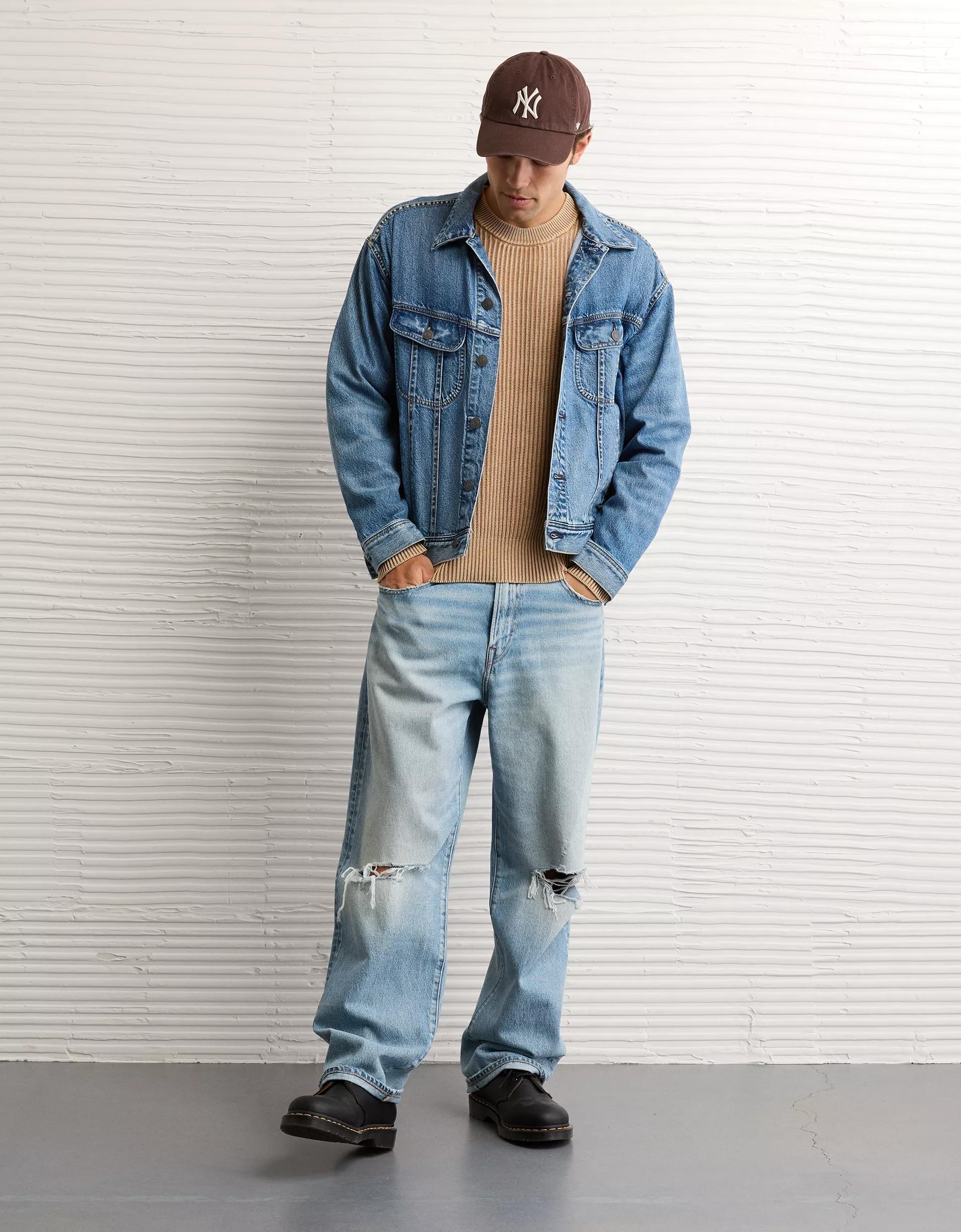 AE Fisherman Crew Neck Sweater Product Image