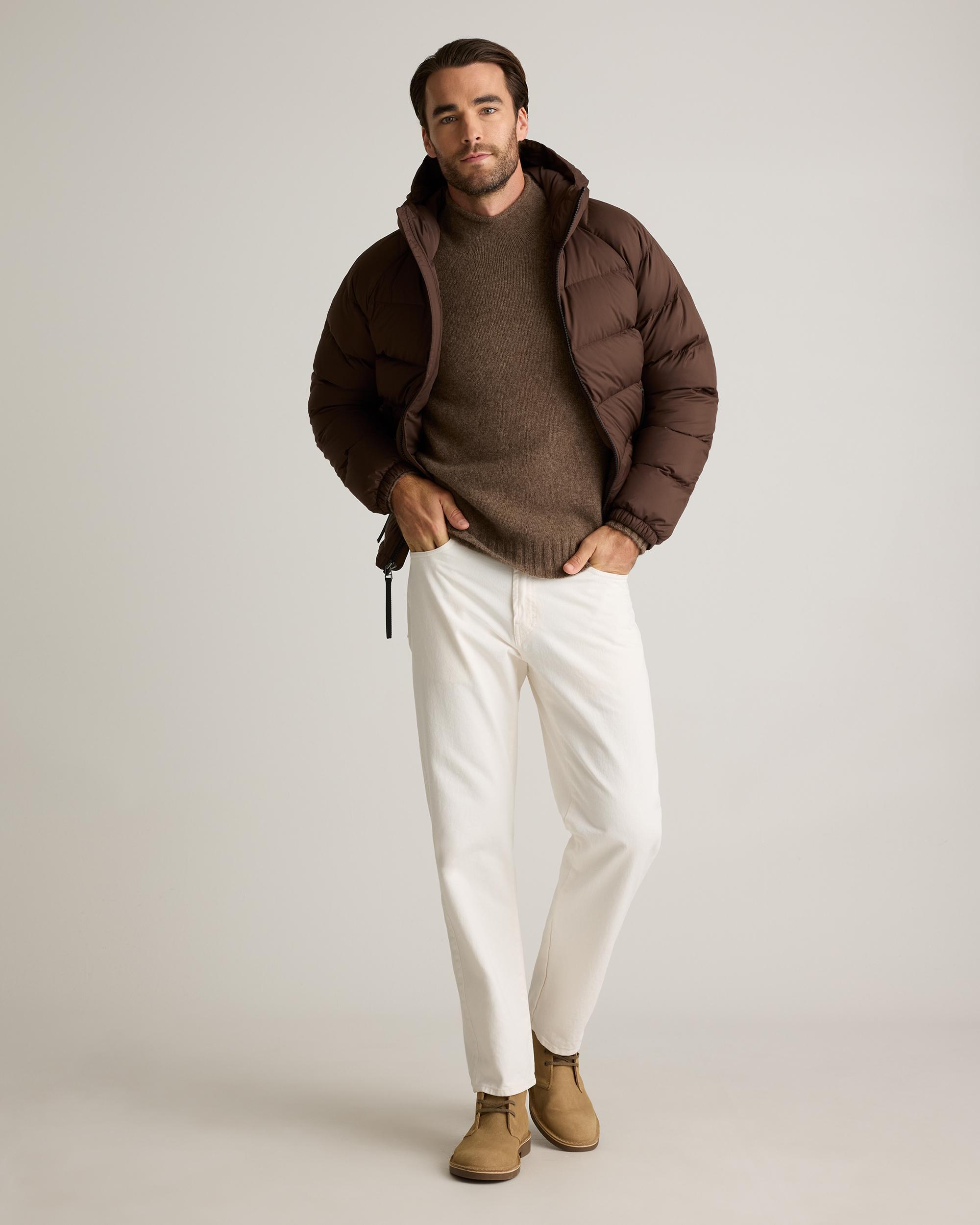 Quince | Men's Responsible Down Puffer Jacket with Hood Recycled Polyester Product Image