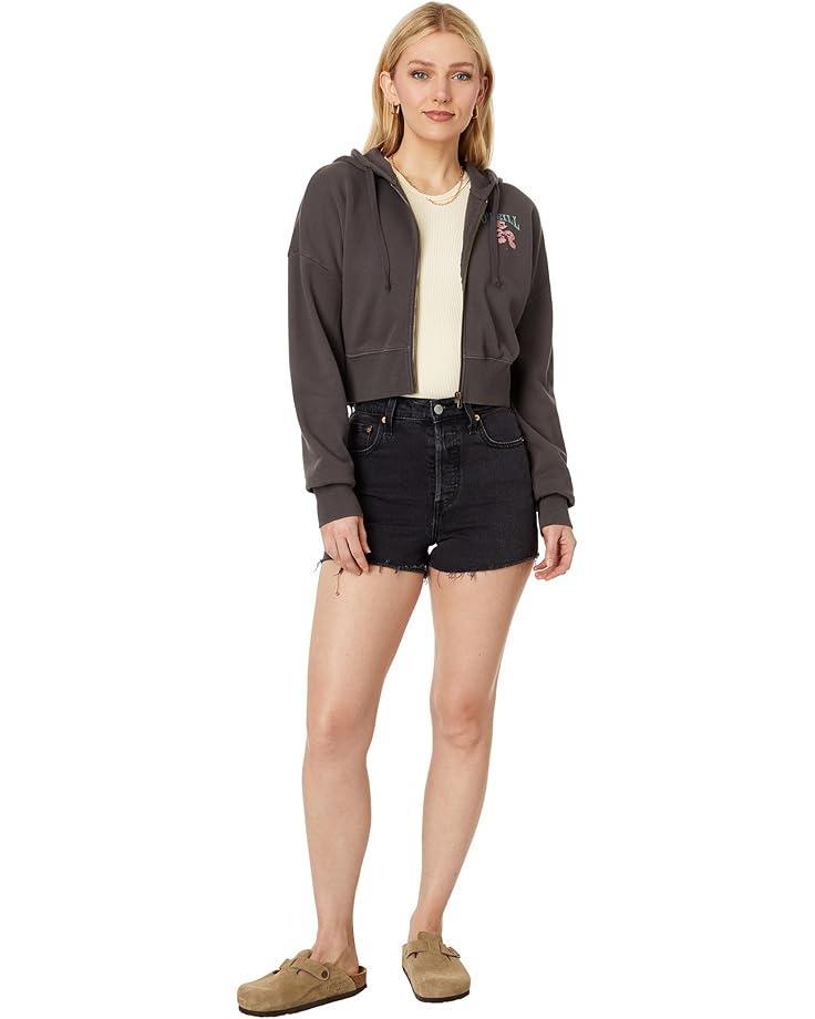 Cruisin Crop Full Zip Hoodie Product Image
