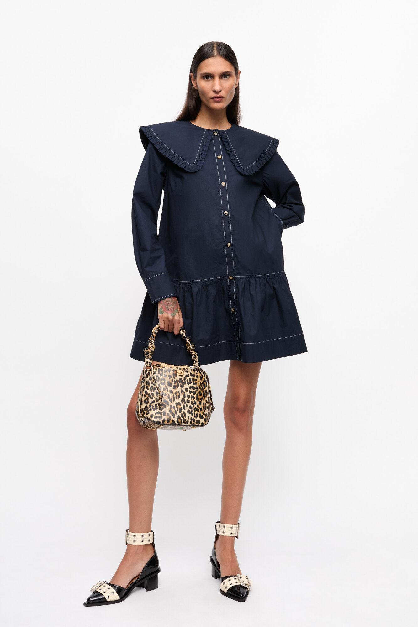 Leopard GANNI Bou Bucket Bag Product Image