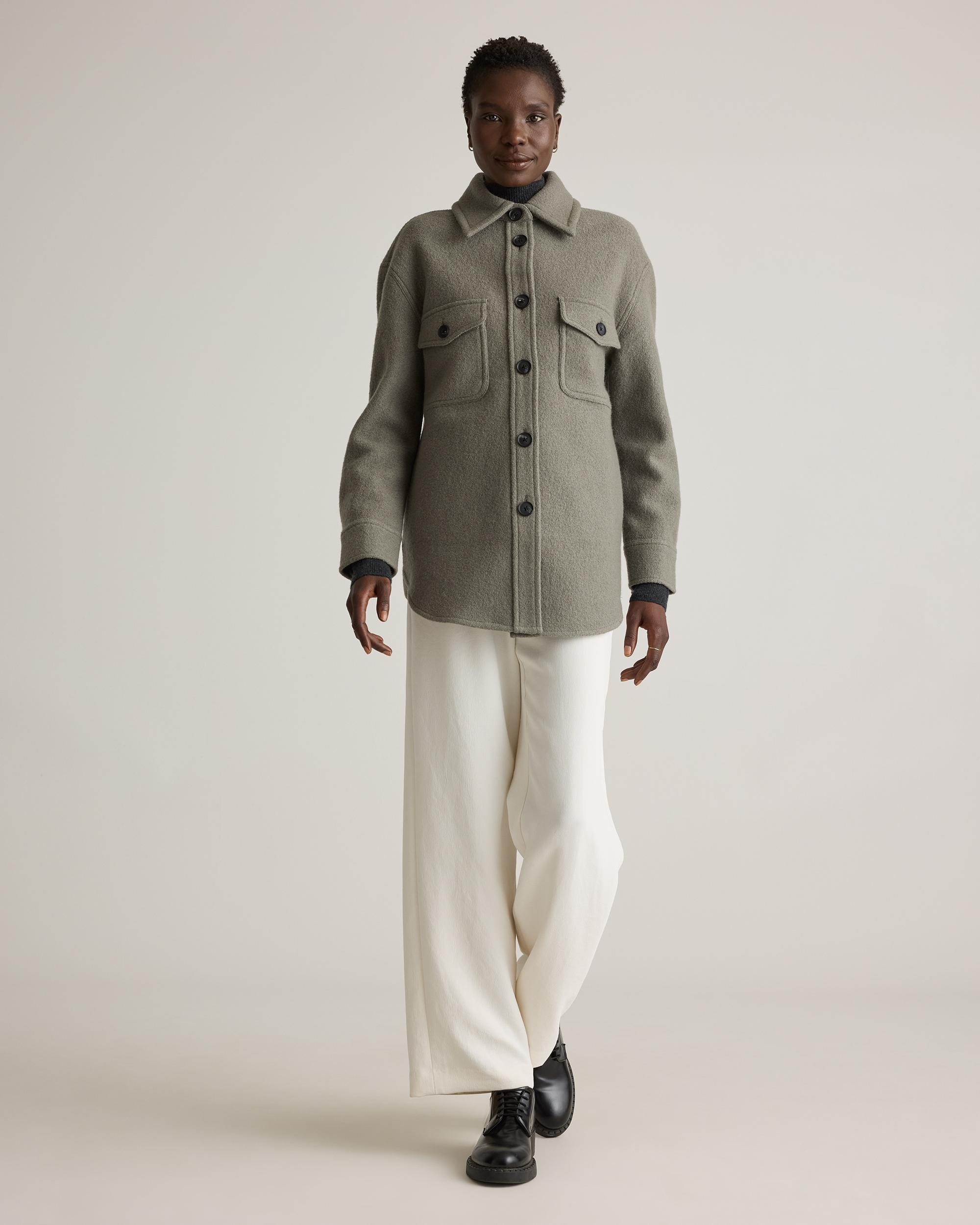 Quince | Women's 100% Merino Wool Shirt Jacket Product Image