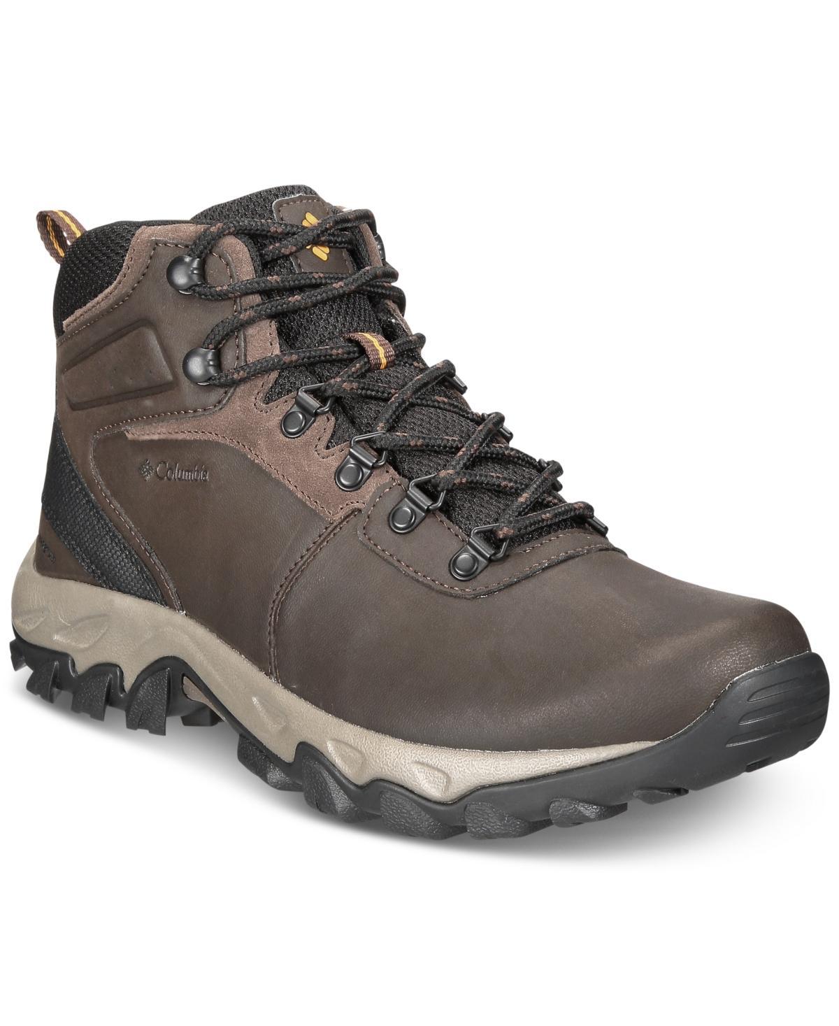 Columbia Newton Ridge Plus II Waterproof Black) Men's Waterproof Boots Product Image