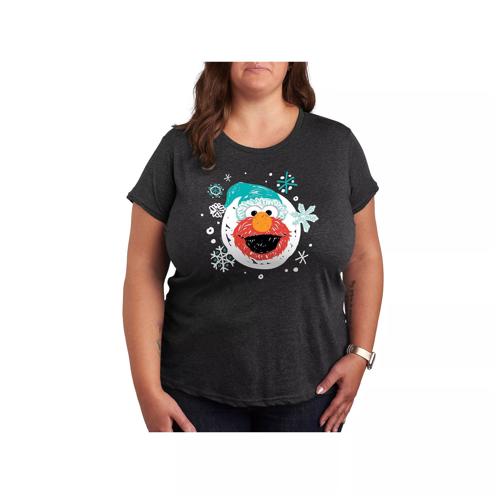 Plus Size Barbie The Movie Kenough Rainbow Graphic Tee, Womens Heather Grey Product Image