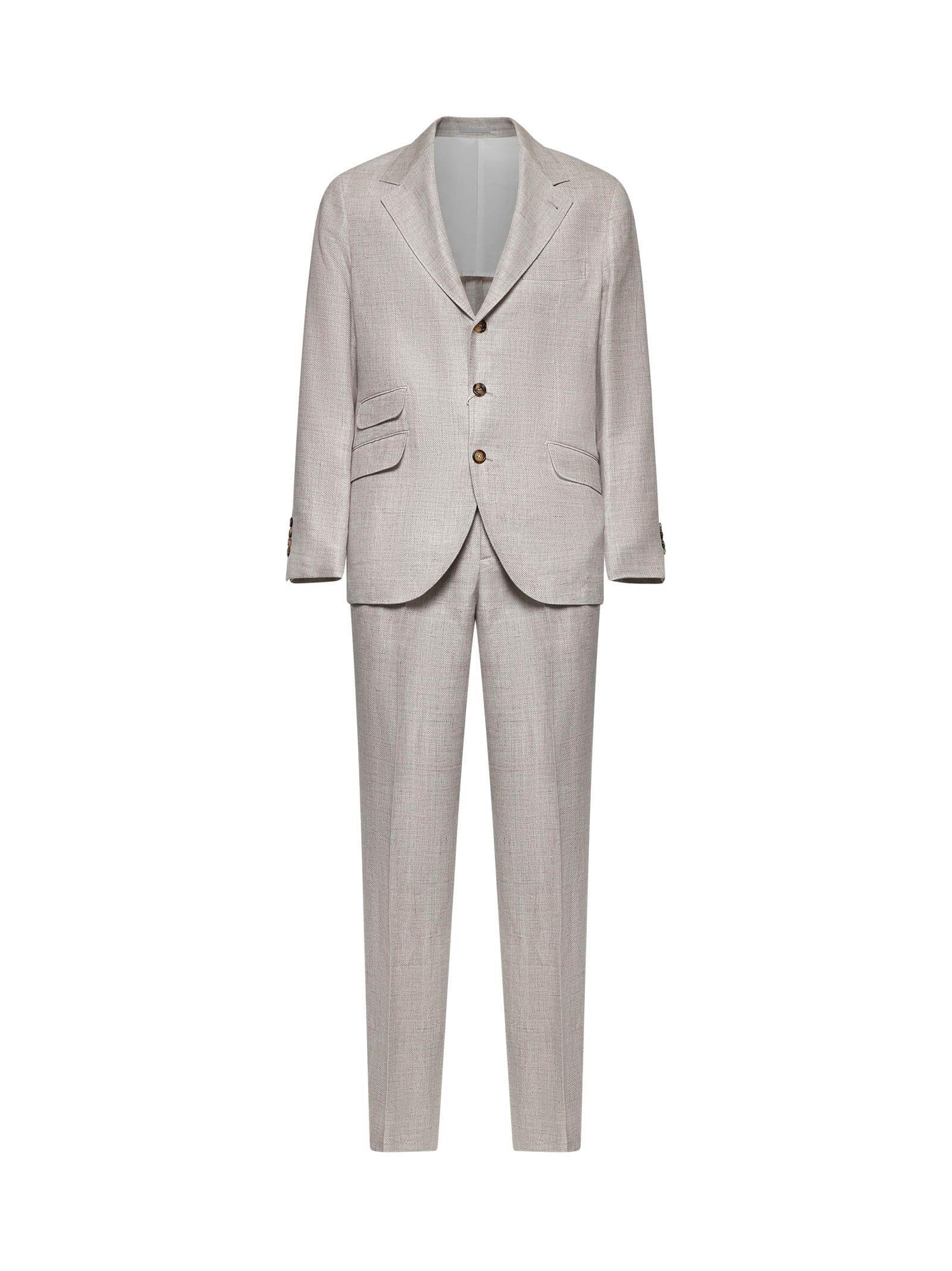 BRUNELLO CUCINELLI Suit In Juta Product Image