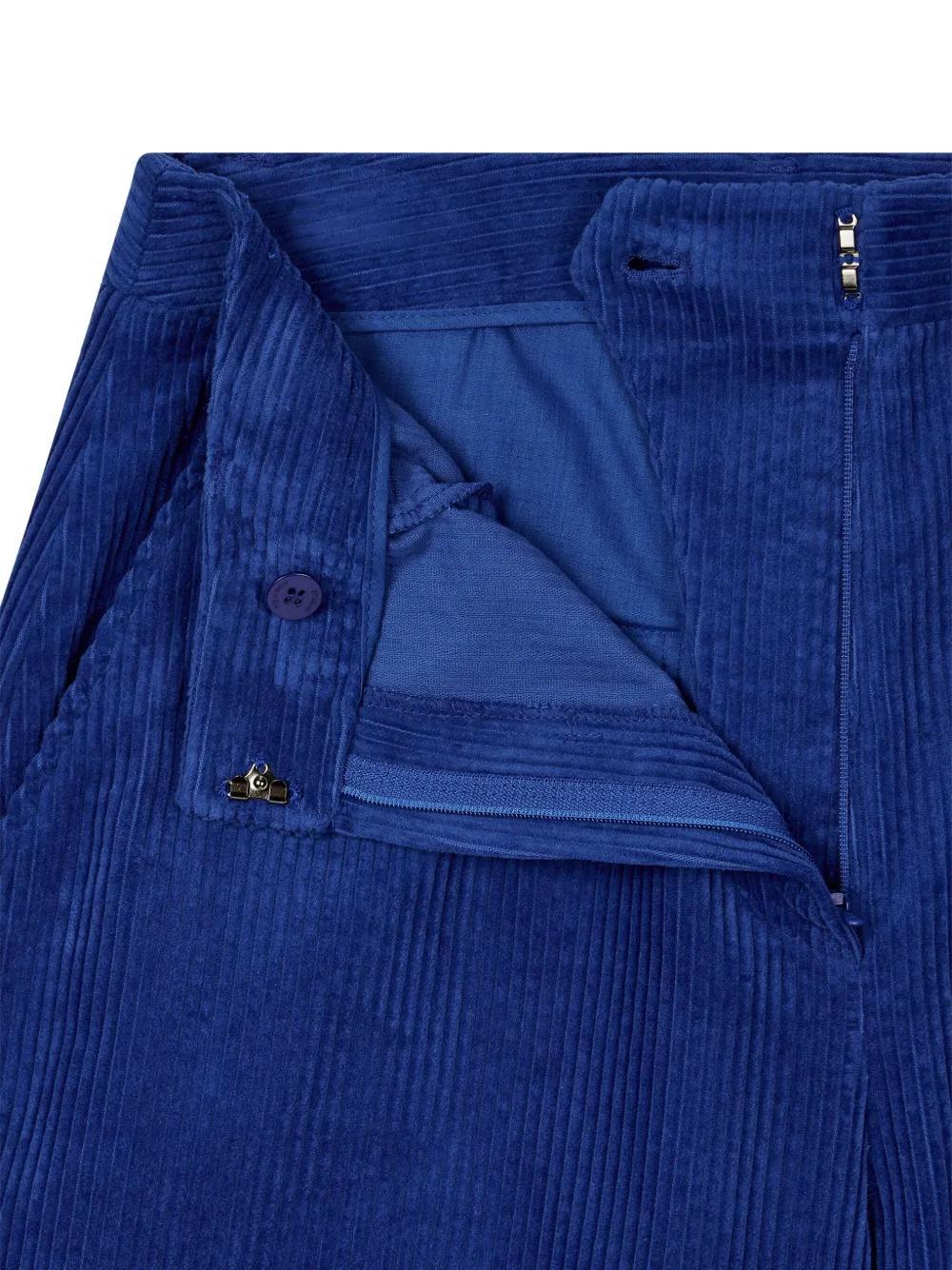 corduroy wide-leg trousers Product Image