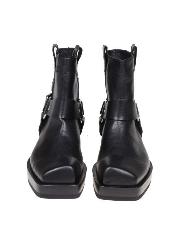 AGL ATTILIO GIUSTI LEOMBRUNI Agl Calf Leather Ankle Boot In Black Product Image