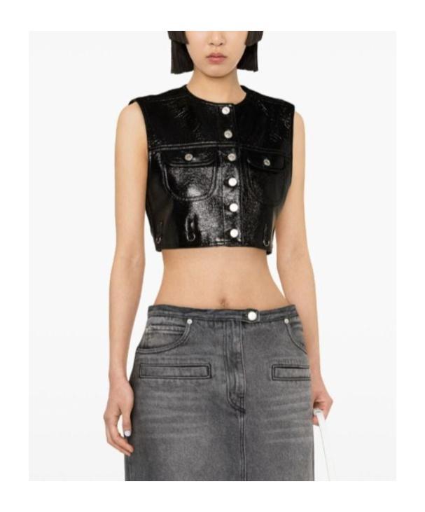 COURRÈGES Black Multiflex Vest In 9999 Black Product Image