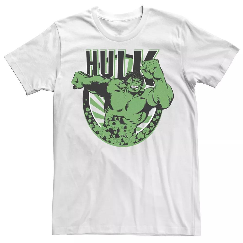 Mens Marvel Hulk St. Pattys Day Circle Logo Tee Product Image