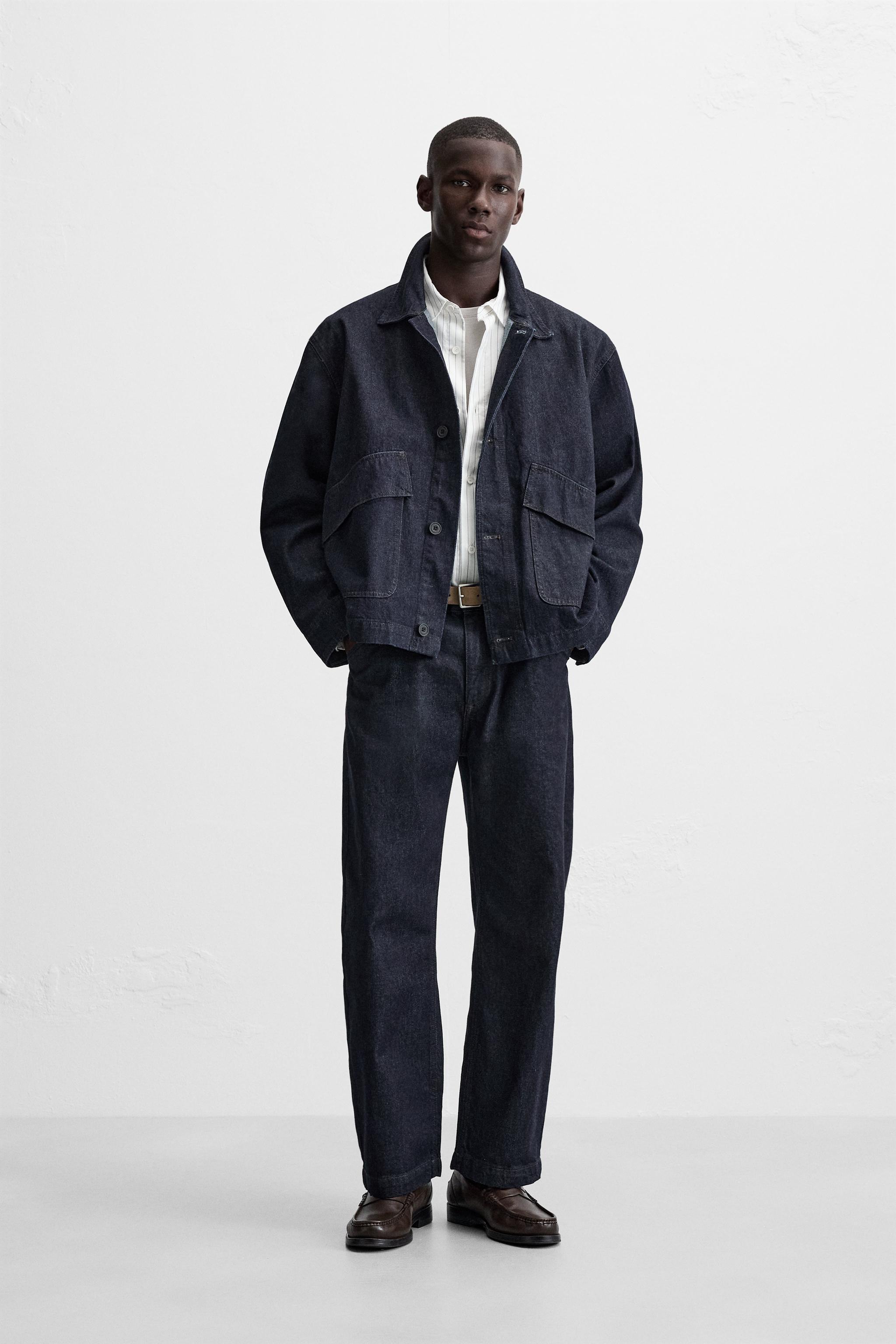 BOXY FIT DENIM JACKET Product Image