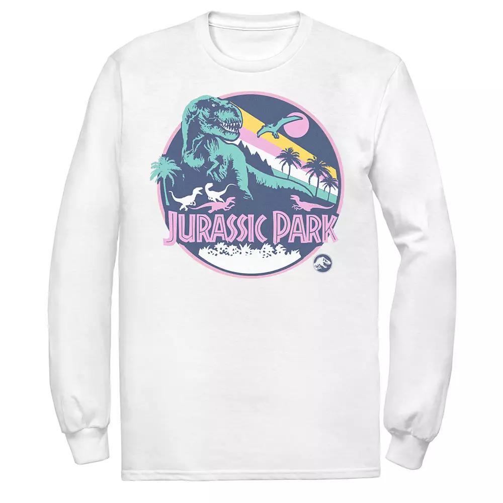 Men's Jurassic Park Retro Rex Scene Tee, Size: XL, Athletic Grey Product Image