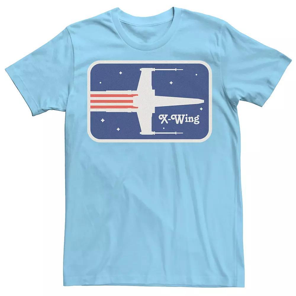 Men's Star Wars X-Wing Tee, Size: Small, Light Blue Product Image