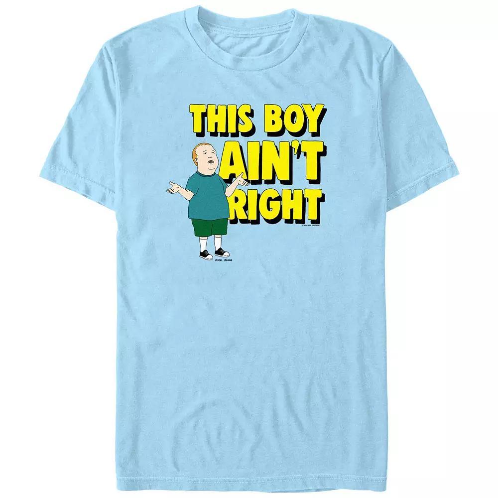 Men's King Of The Hill This Boy Ain't Right Graphic Tee, Size: Medium, Light Blue Product Image
