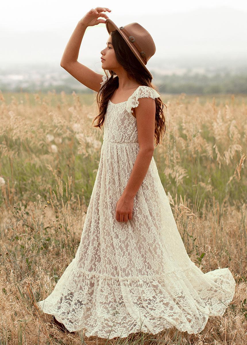 Arly Dress in Birch Girls Product Image