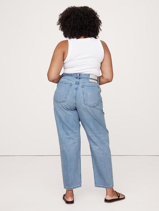 High-Rise Rigid Bow Jean Product Image