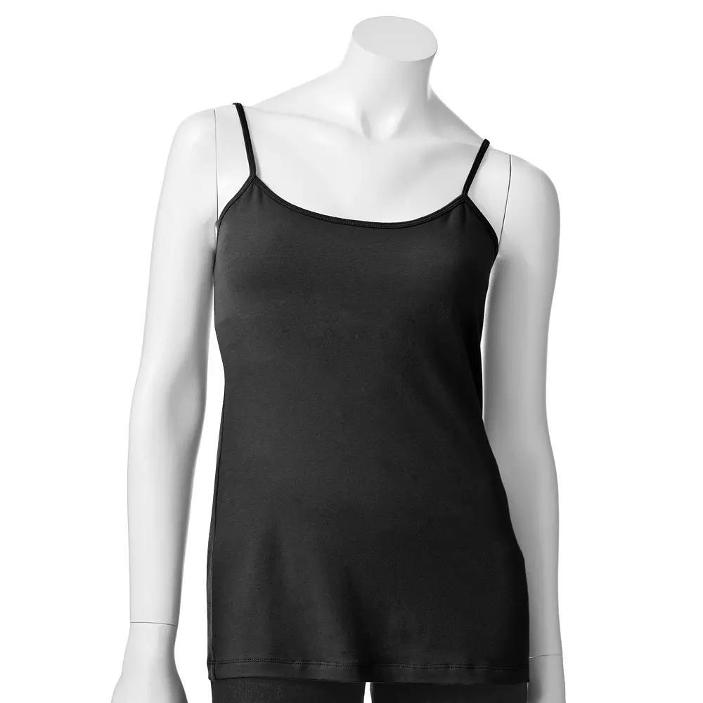 Women's Sonoma Goods For Life® Everyday Shelf Bra Camisole, Size: Large, Rich Brown Product Image