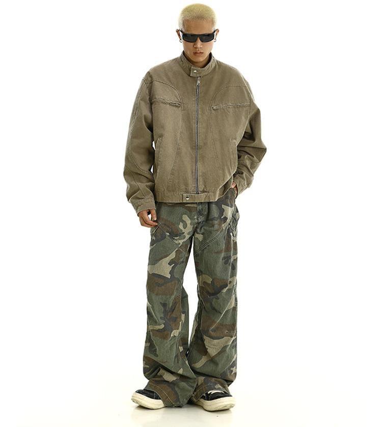 RT No. 11625 RECONSTRUCTED DENIM MOTORCYCLE JK Product Image