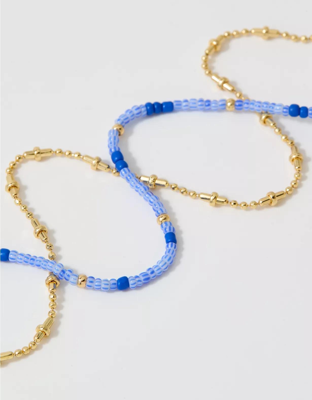Aerie Mini Beaded Necklace 2-Pack Product Image