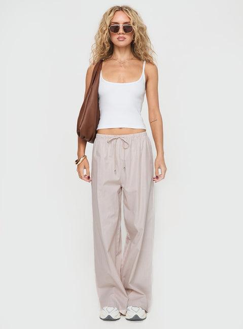 Ogilvie Pants Beige Stripe Product Image