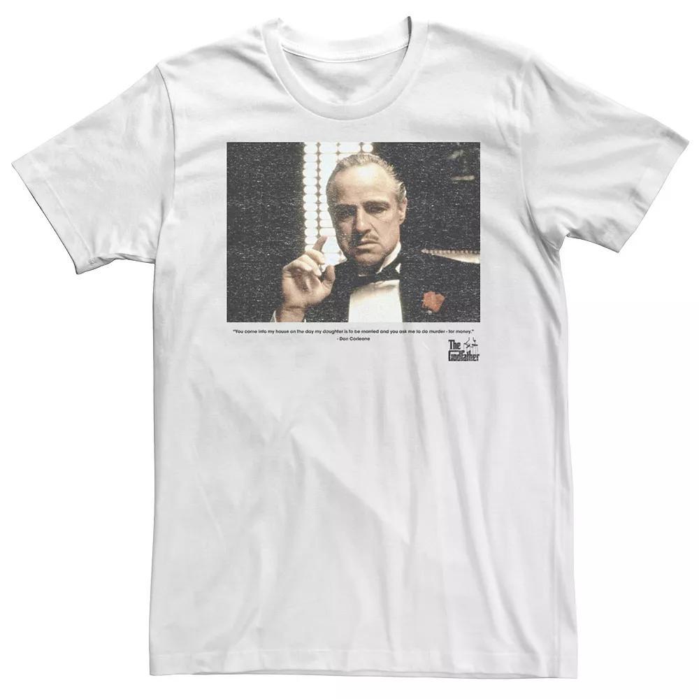 Men's The Godfather The Don Graphic Tee, Size: Large, White Product Image