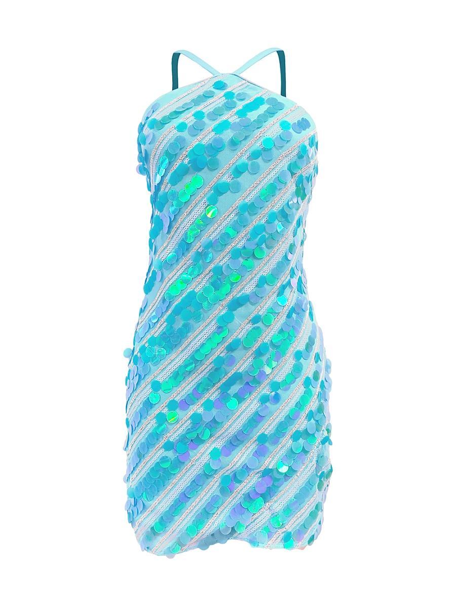 Womens Suri Sequin-Embroidered Minidress Product Image