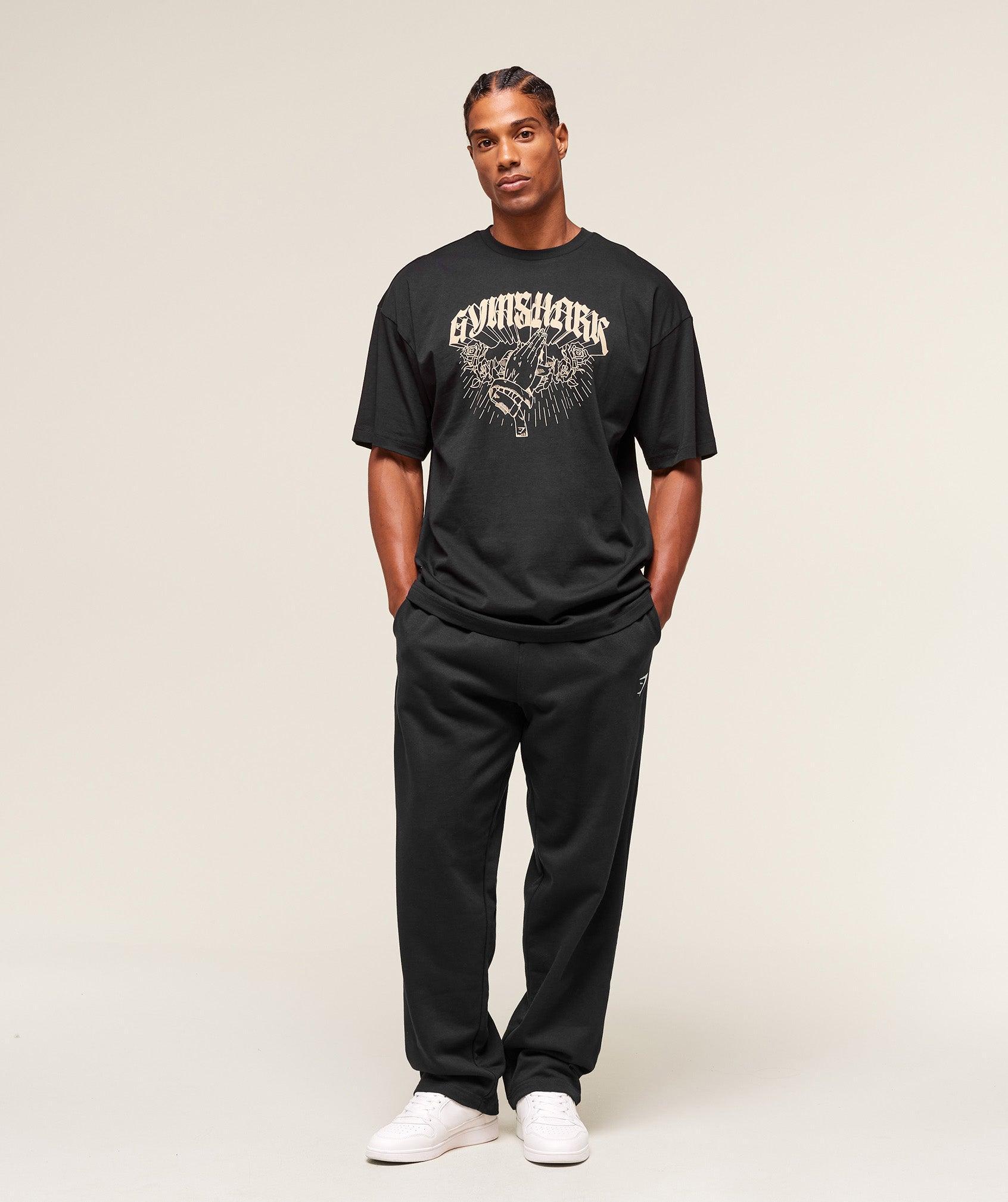 Gymshark Hispanic Heritage T-Shirt - Black Male Product Image