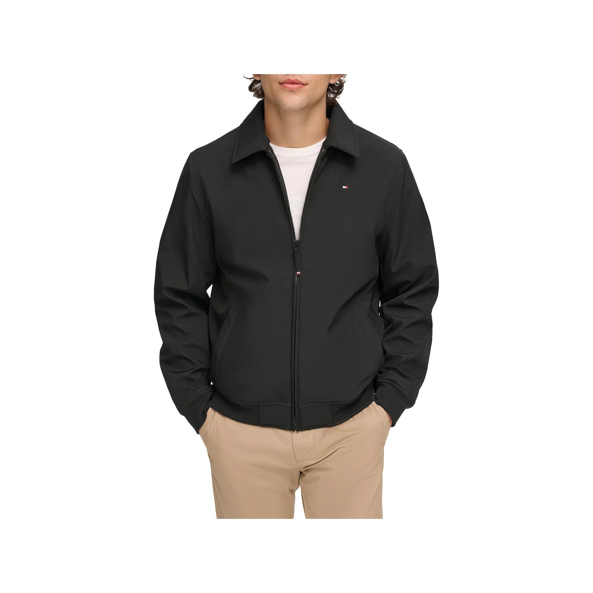 Men's Tommy Hilfiger Softshell Jacket, Size: XL, Grey Gray Product Image
