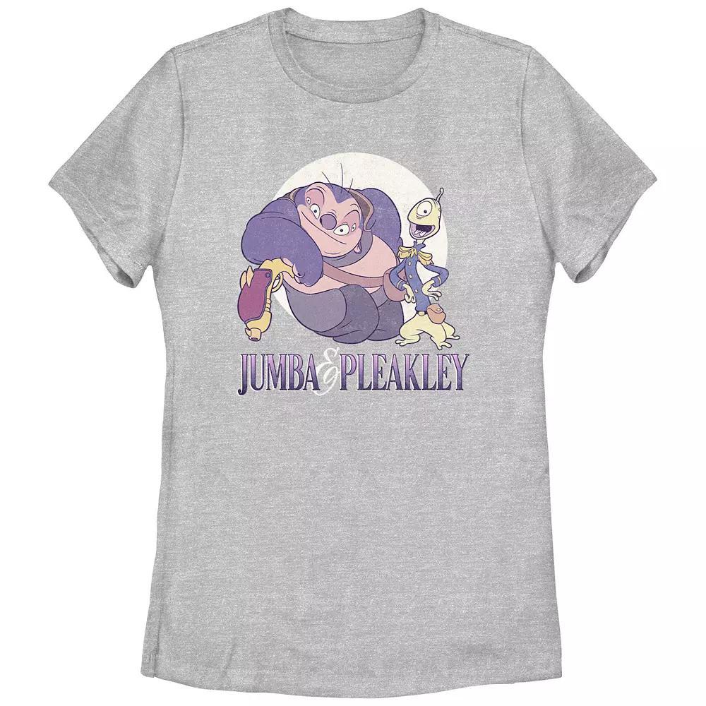 Disney's Lilo & Stitch Women's Jumba And Pleakley Tee, Girl's, Size: XXL, Athletic Grey Product Image